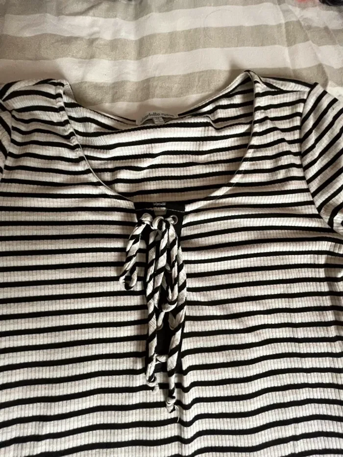 Robe rayé fluide - photo numéro 2