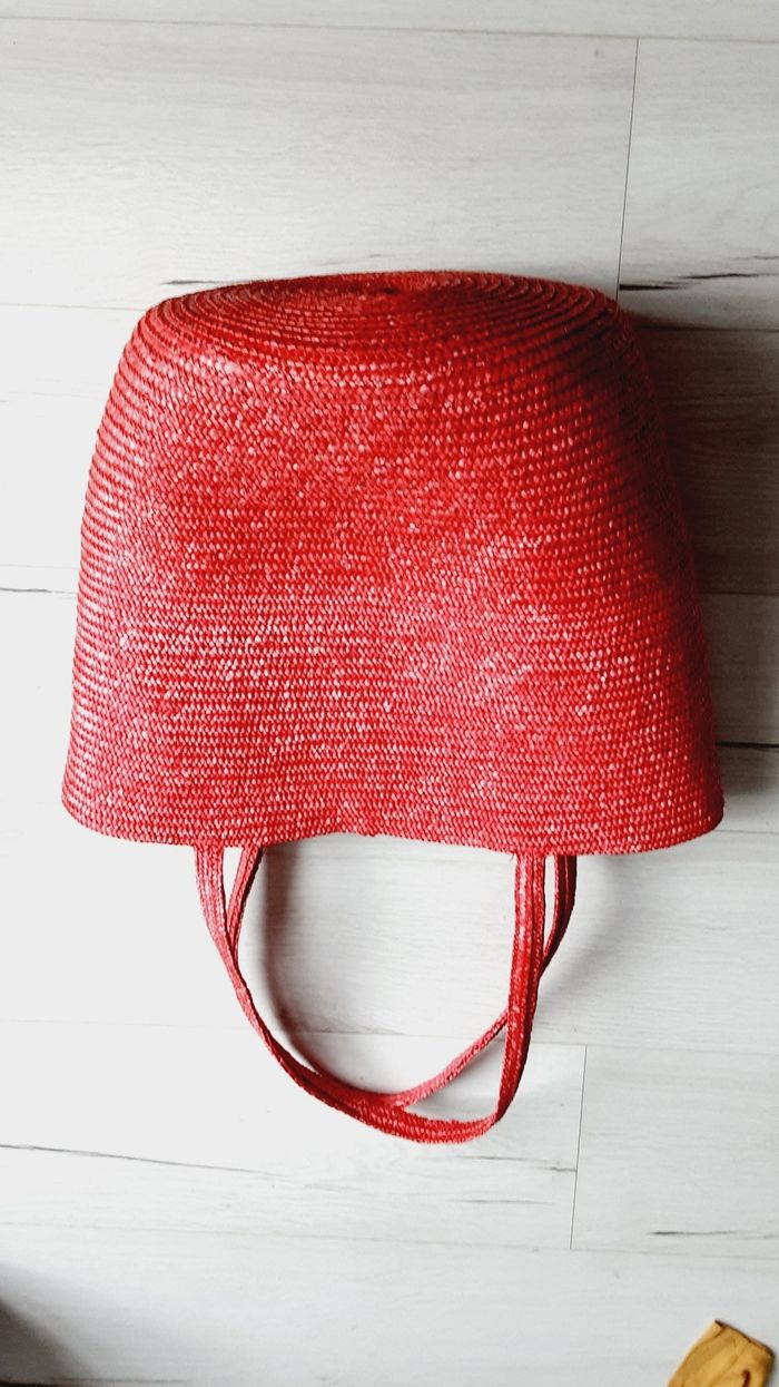 Grand Sac fuschia de plage 40 cm de haut - photo numéro 4