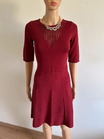 Robe bordeaux à manches courtes Morgan taille S jamais portée