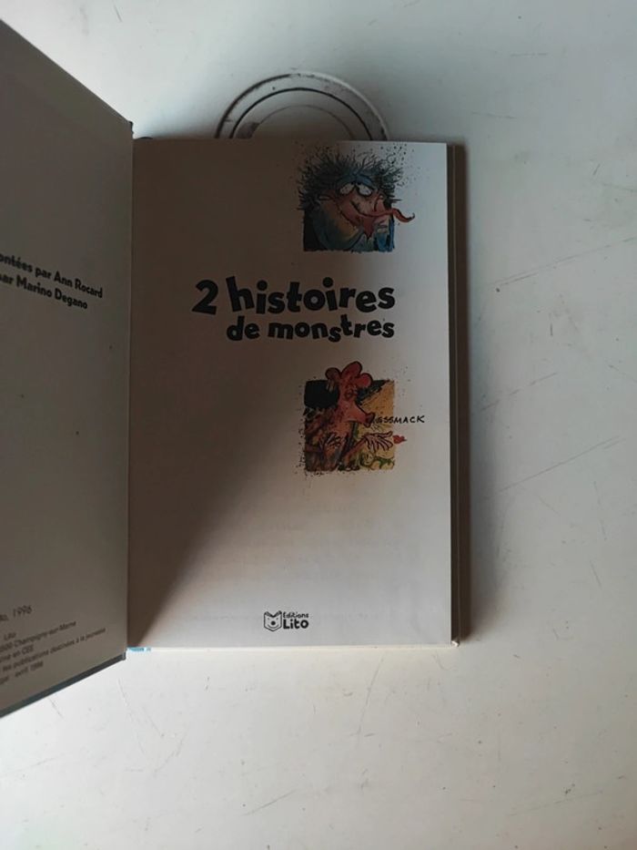 Livre 2 histoires de monstres - photo numéro 2