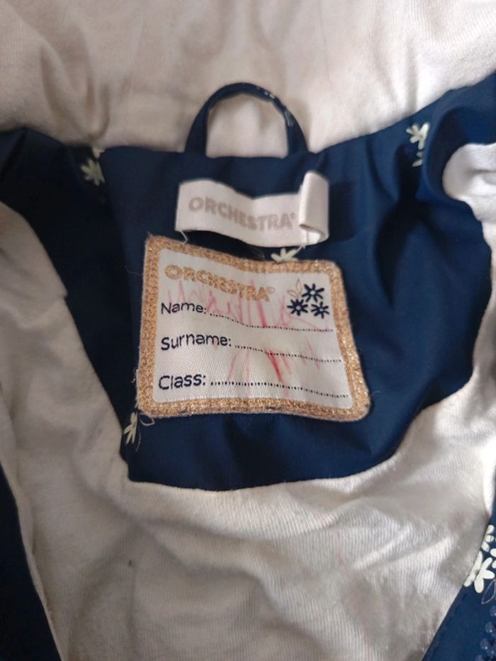 Manteau bleu orchestra bleu marine - photo numéro 3