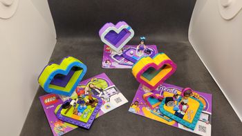 Lot de 3 cœurs Lego Friends 41354/41355/41358