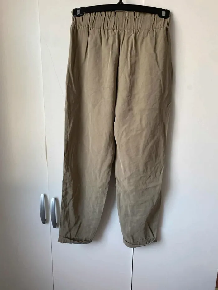 Pantalon cargo droit S 36 Zara - photo numéro 5