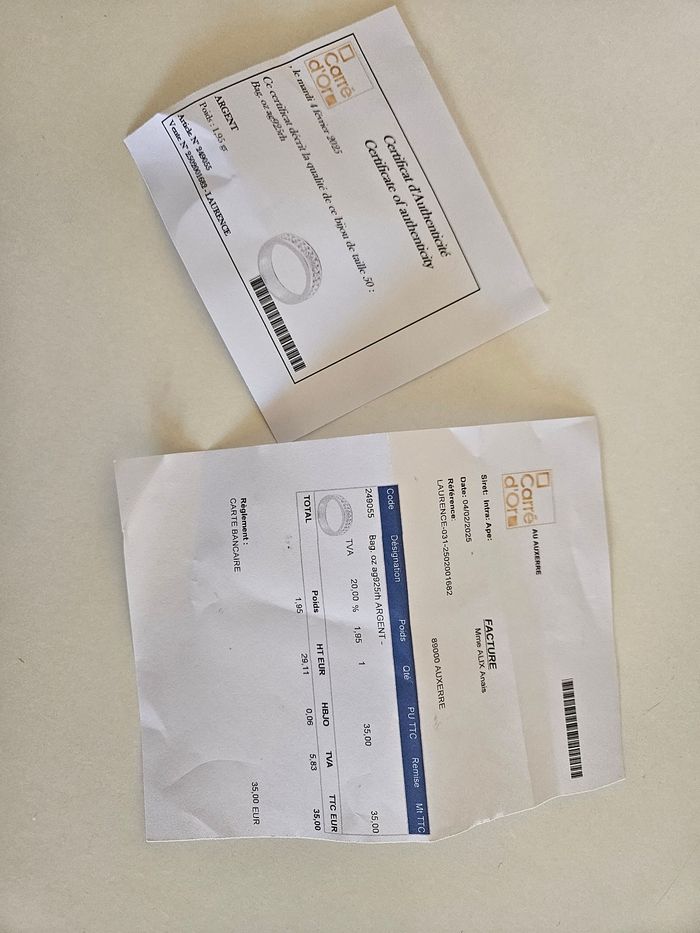 Bague argent no - photo numéro 9