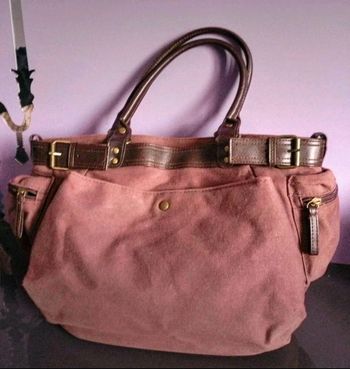 Grand sac fourre tout marron