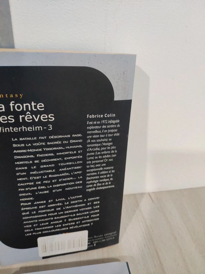 Lot 2 livres poches Winterheim 2 et 3 fantasy fonte rêves saison conquêtes Colin - photo numéro 4