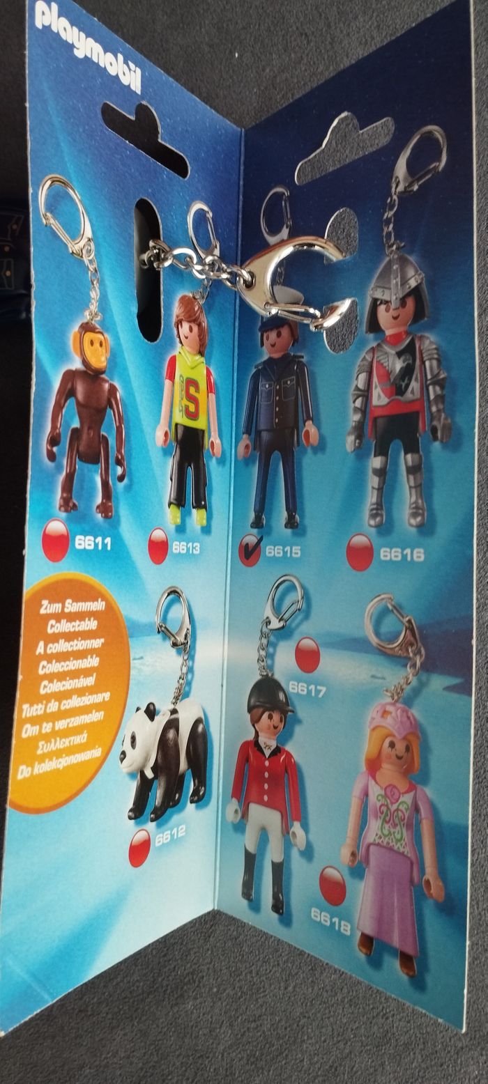 Porte clés Neuf Policier Playmobil 6615 - photo numéro 3