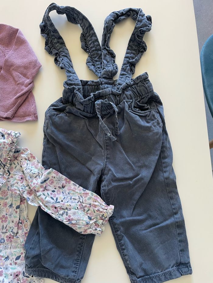 Ensemble salopette + chemisette + gilet - photo numéro 4