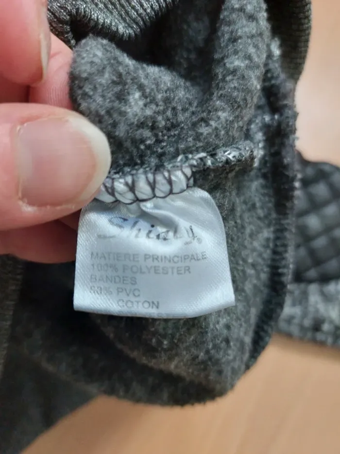 Sweat à capuche doublé détail simili cuir - photo numéro 10