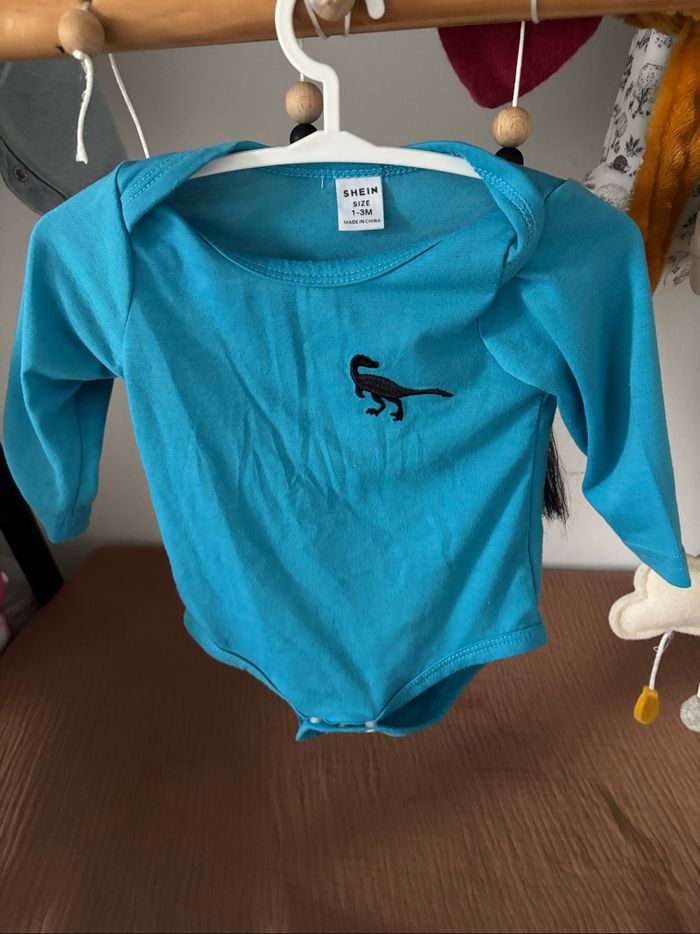 Lot de 4 bodies shein 1 à 3 mois - photo numéro 2
