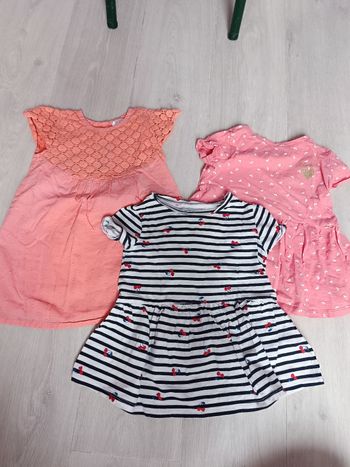 Lot de 3 haut manches courtes fille