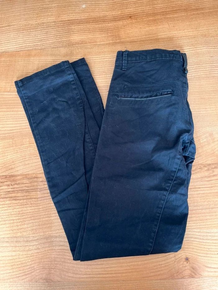 Pantalon Zara man Basic noir - photo numéro 2