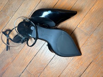 Escarpins Noirs Vernis à Brides - Bershka - Pointure 38