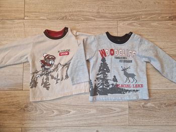 2 sweats garçon, 24M