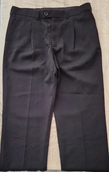 Pantalon de costume noir Sergio Vitti - Taille 44