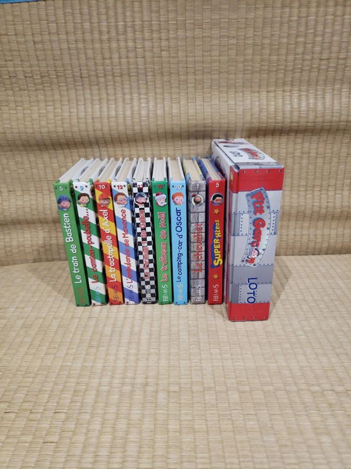 Lot de 9 livres p'tit garçon/p'tit héros et loto p'tit garçon - photo numéro 2
