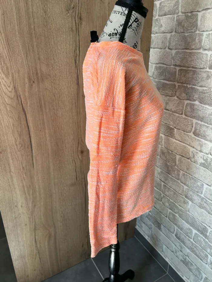 Pull fluo orange taille 38 - photo numéro 3