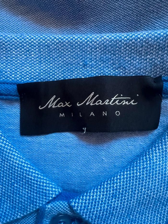 Polo homme bleu manches courtes taille L - photo numéro 4