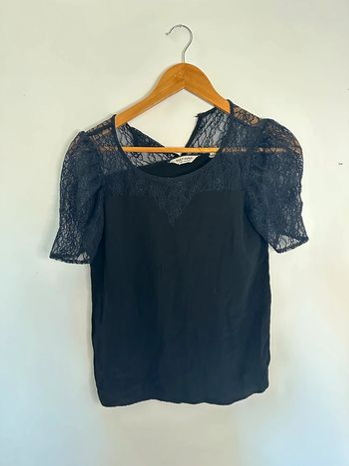 T-shirt Naf Naf noir taille34 peu porté