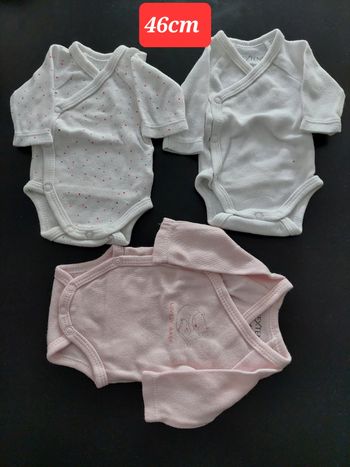 Lot  de  13 bodys fille