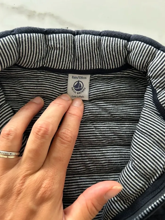Veste sans manche petit bateau 7/8 ans - photo numéro 4