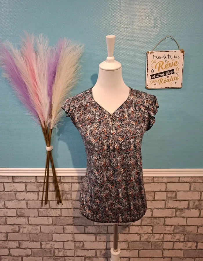 💄Magnifique blouse fleuri cache cache💄