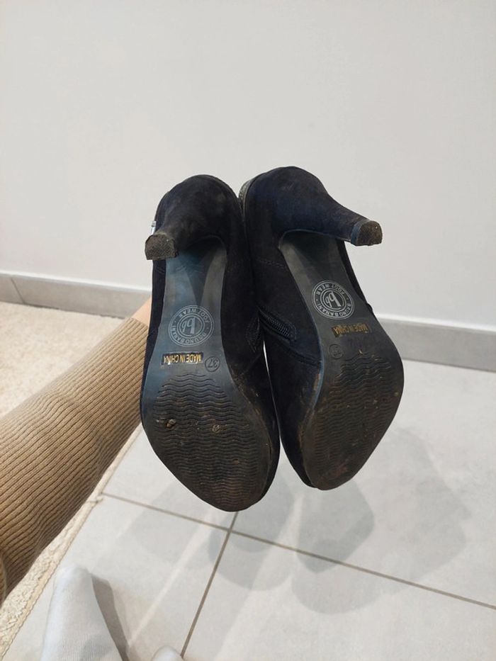 Bottines femme noires t37 - photo numéro 3