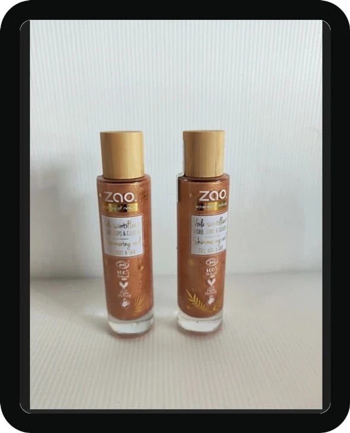 Lot de 2 Voile Scintillant Bio Zao Make-up