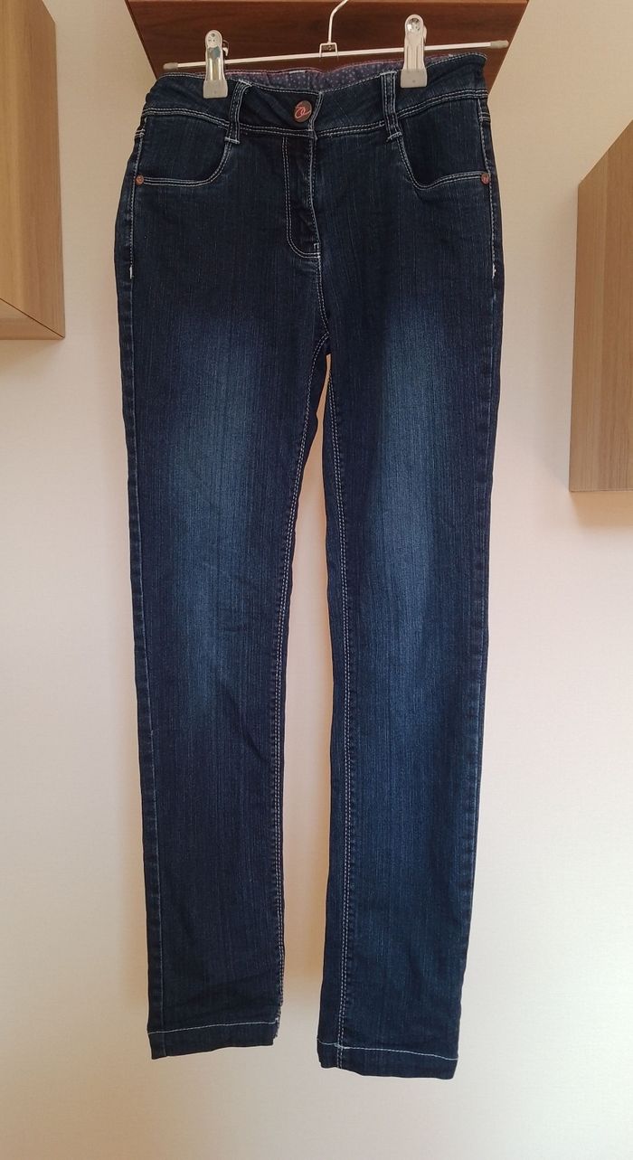 Jean slim fille 10 ans Orchestra comme neuf - photo numéro 2