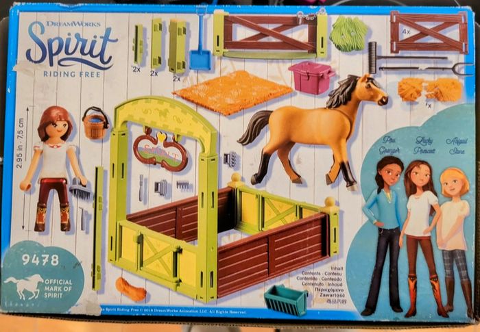 Playmobil Spirit Dreamworks réf 9478 - Lucky et Spirit avec box - photo numéro 3