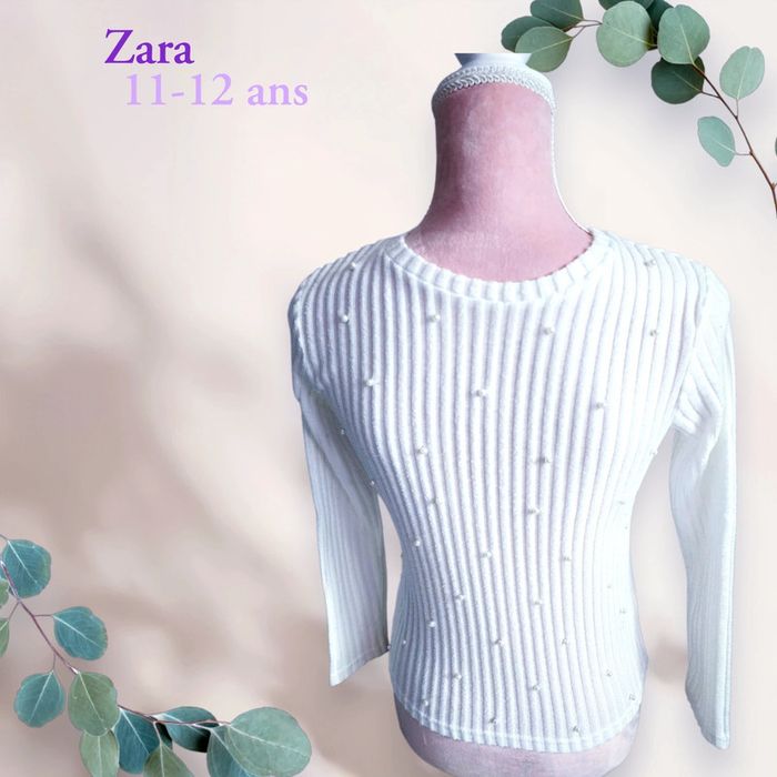 Tee-shirt manches longues perle