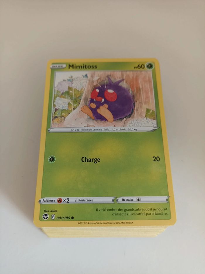 Lot 98 cartes Pokémon tempête argentée - photo numéro 2