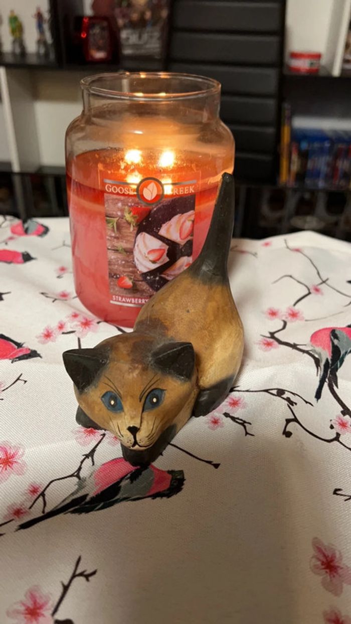 Chat en bois