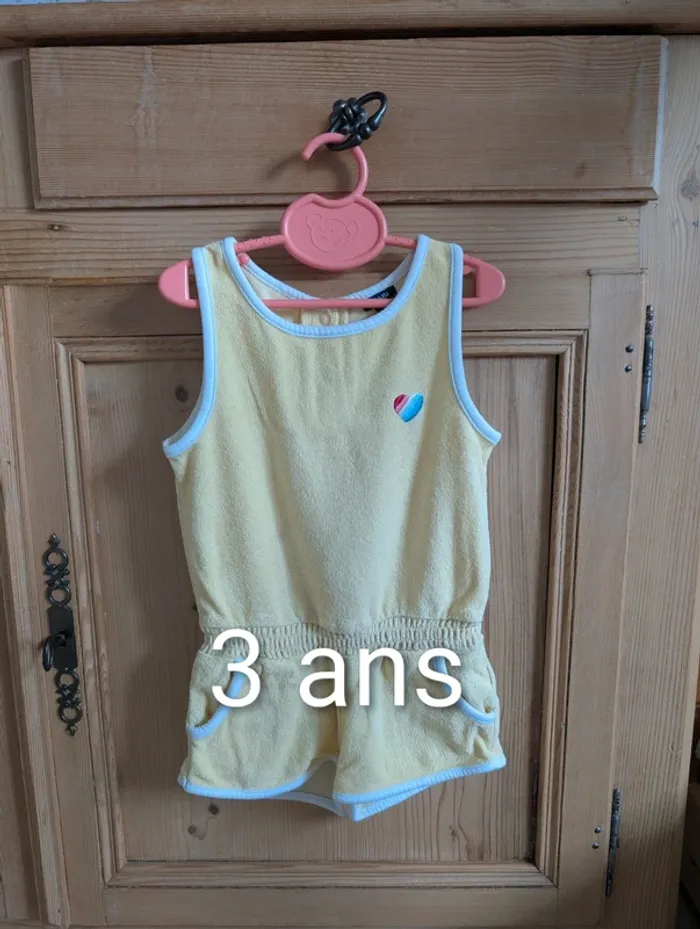 Combishort éponge 3 ans