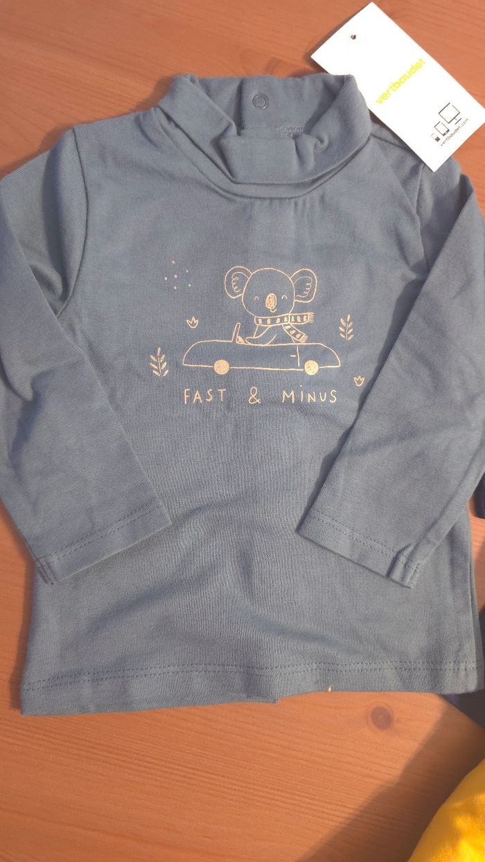 (Neufs non portés) 🏷💙😍🥰 teeshirts ml 6 mois garçon 😍🥰💙 - photo numéro 3