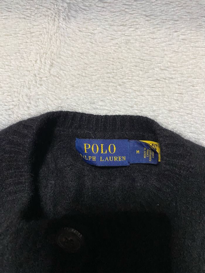 Cardigan Ralph Lauren Vintage Noir - photo numéro 4