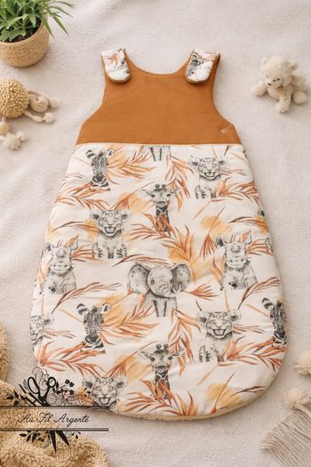 Gigoteuse hiver 0/6mois Safari camel 