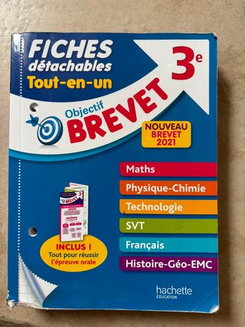 Fiches révision brevet