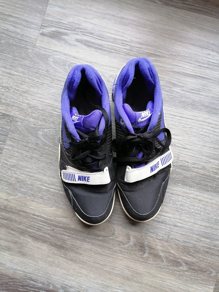 Sneaker noir pour homme avec détailles blanc et violet - NIKE - photo numéro 2