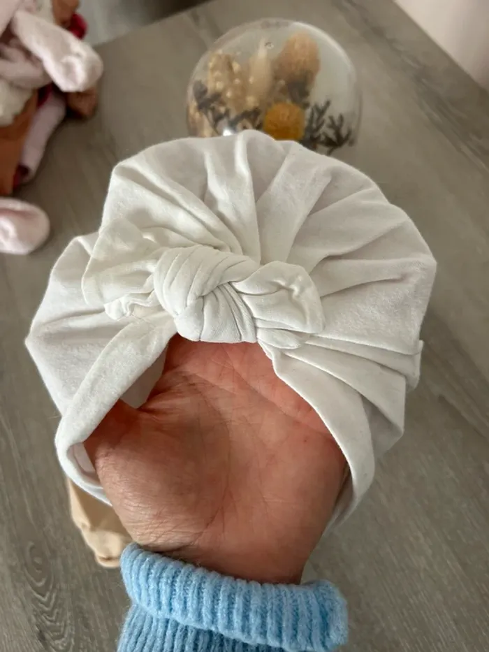 Lot de 2 Turbans bébé fille - photo numéro 4