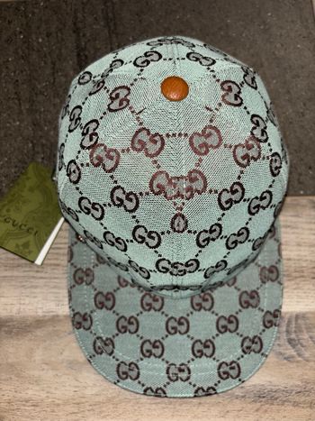 Casquette GG turquoise taille M - impeccable 