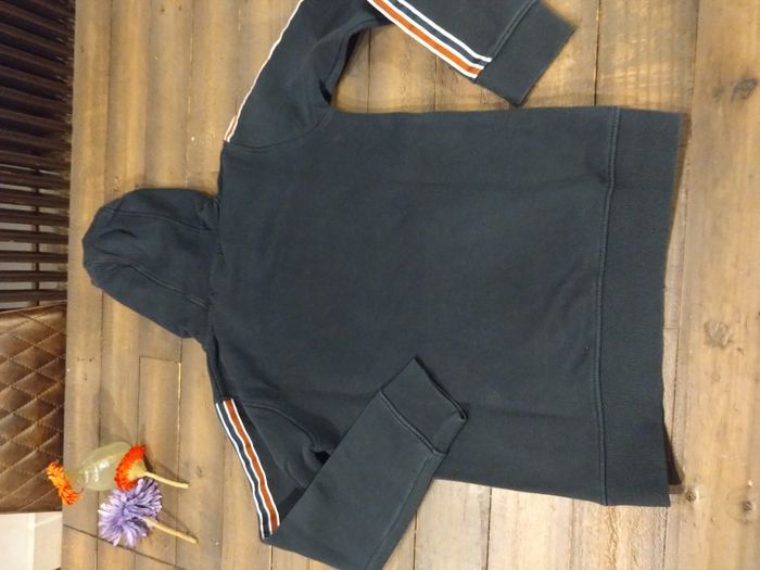 Sweat Kaporal Jeans noir à capuche – Garçon 12 ans – Très bon état - photo numéro 3