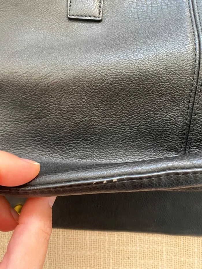 Grand sac noir et doré pieces - photo numéro 5