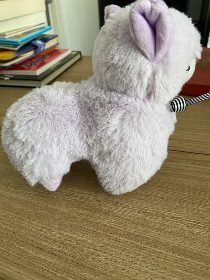 Petite peluche alpaga violine - photo numéro 2