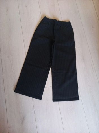 Pantalon noir à rayure