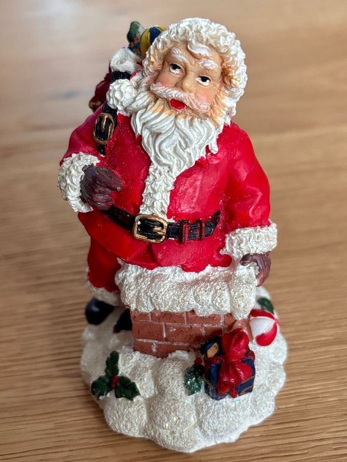 Jolies Décorations de Noël Vintage avec Père Noël et Oursons - photo numéro 5