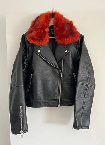 Perfecto en similicuir noir avec fourrure amovible Forever 21