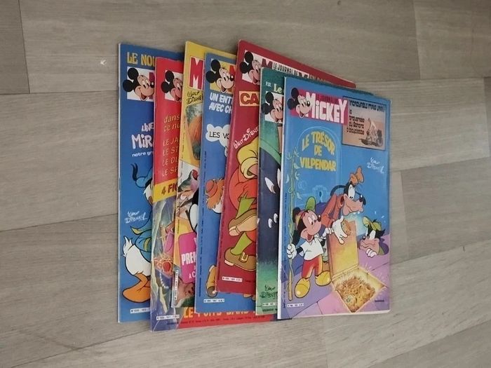 Lot Vintage 7 magazines Journal de Mickey année 1983 L058  7594776520 - photo numéro 2