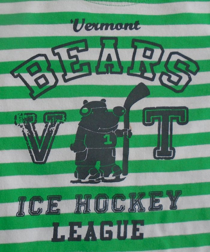 Joli tee-shirt hockey sur glace garçon 4 ans (104 cm) - photo numéro 2