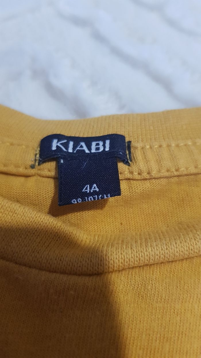 T-shirt a manche longuemoutarde - photo numéro 4